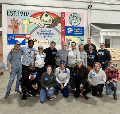 Habitat for Humanity volunteers